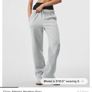 Grey Alo Accolade Sweatpants Worn Once Or Twice